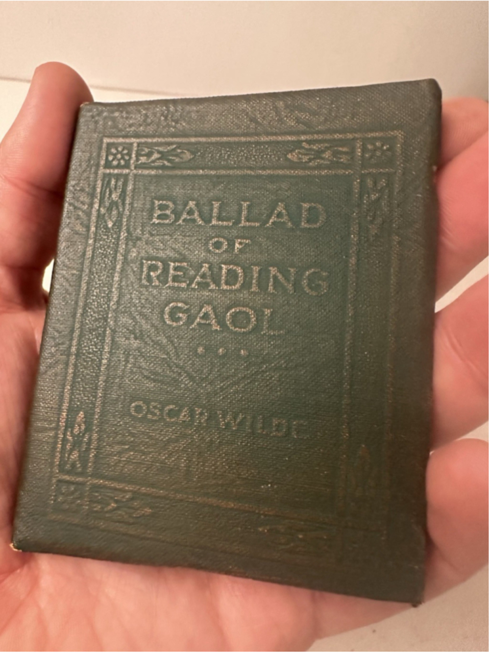 Vintage Little Leather Library The Ballad of Reading Gaol Oscar Wilde Mini